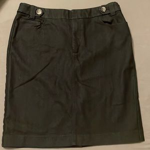 Banana Republic dark denim pencil skirt